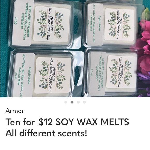 10 for $14!!!! 100% Soy Wax Melts/ Various Lovely Scents. - Picture 2 of 5